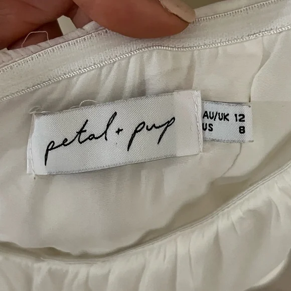 Petal and Pup White Midi Dress - Picture 5 of 5